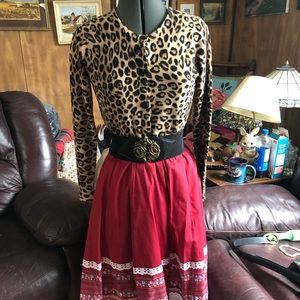 Leopard Print Button Up Lightweight Cardigan Sweater